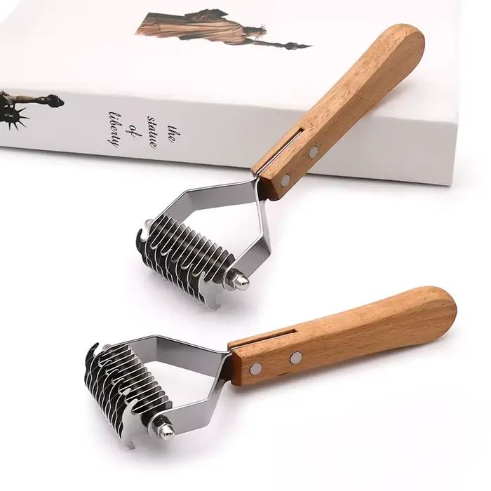 Nouveau peigne d'épilation pour chien et chat toilettage cheveux longs pour animaux de compagnie