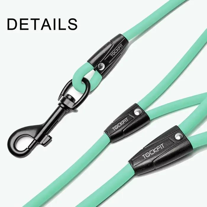 Laisse pour chien étanche entraînement rappel longs laisses pour animaux de compagnie en PVC 5FT 10 FT 20FT 30FT idéal pour l'entraînement au jeu de cour de plage