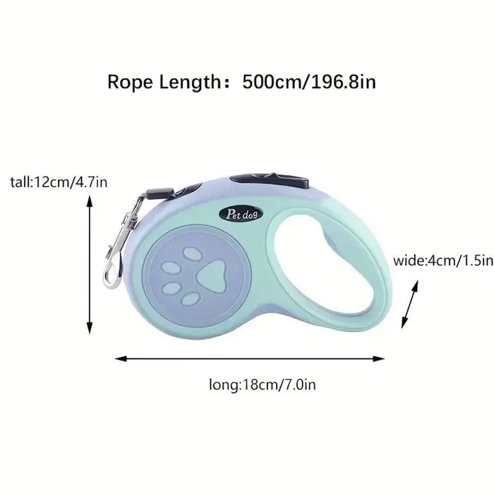 Laisse rétractable automatique pour animaux de compagnie