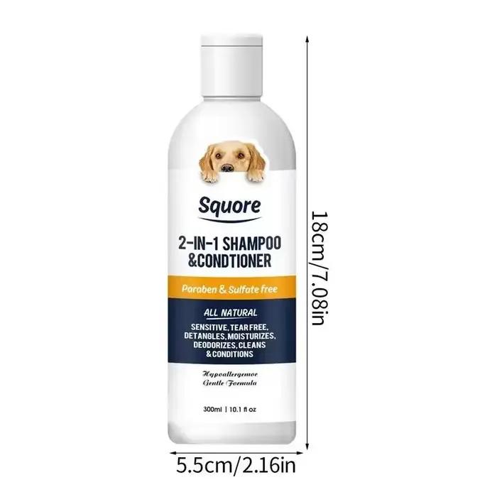 Shampoing et revitalisant pour chiots 2 en 1