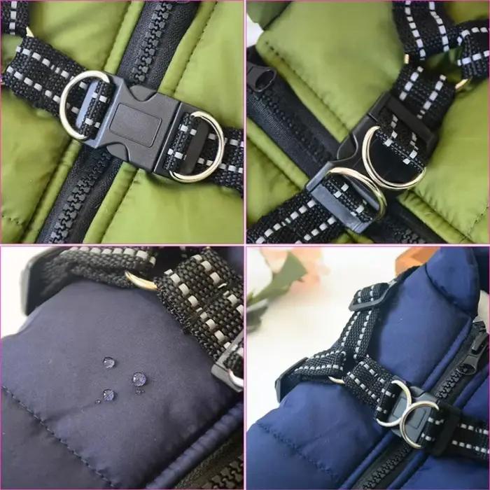 Grande veste pour chien avec harnais