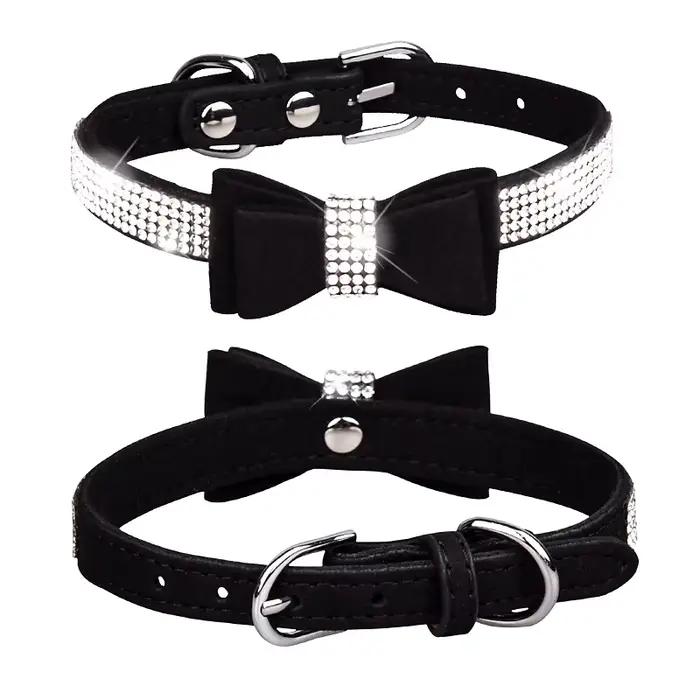 Collier pour animaux de compagnie brillant strass