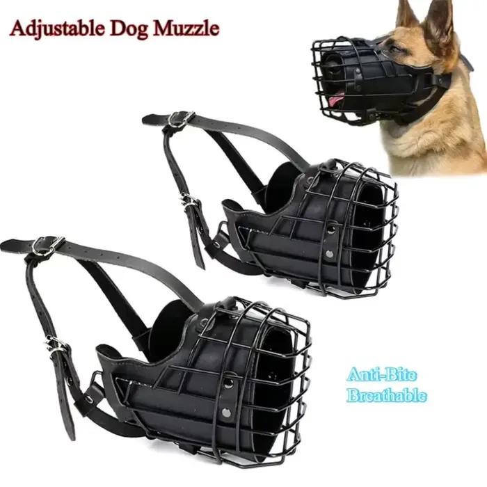 Muselière pour chien, réglable pour chiens de taille moyenne et grande