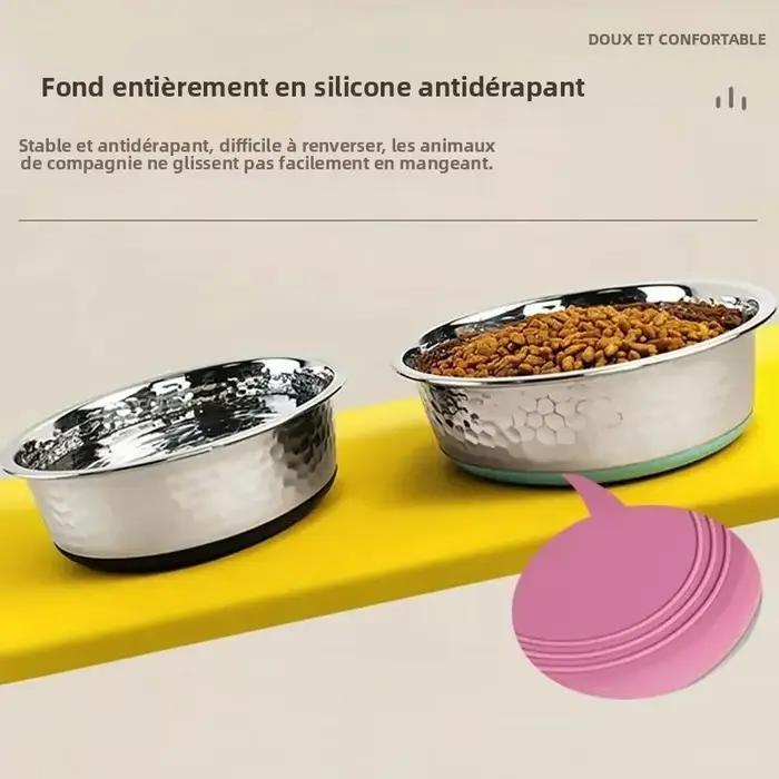 Bol pour chien et chat en acier inoxydable