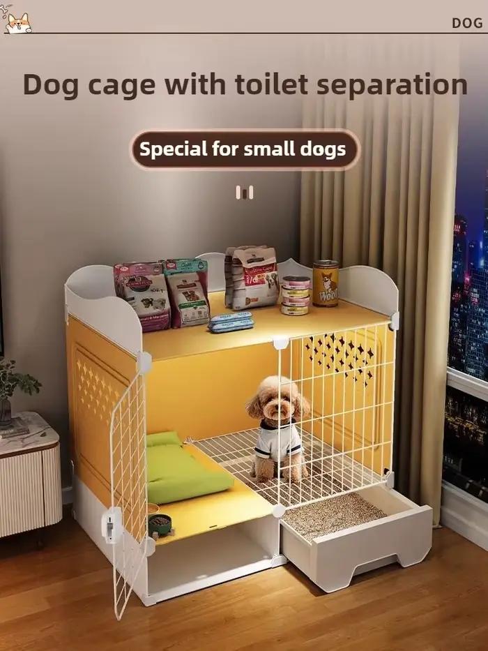 Petite Cage d'intérieur pour chien en peluche