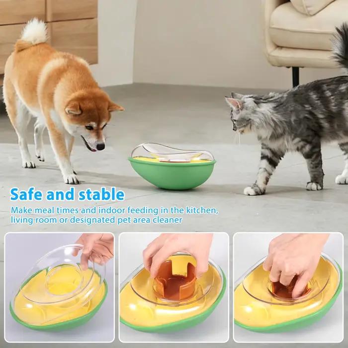 Jouet Distributeur de Friandises pour Chien en Forme d'Avocat Anti-Déversement