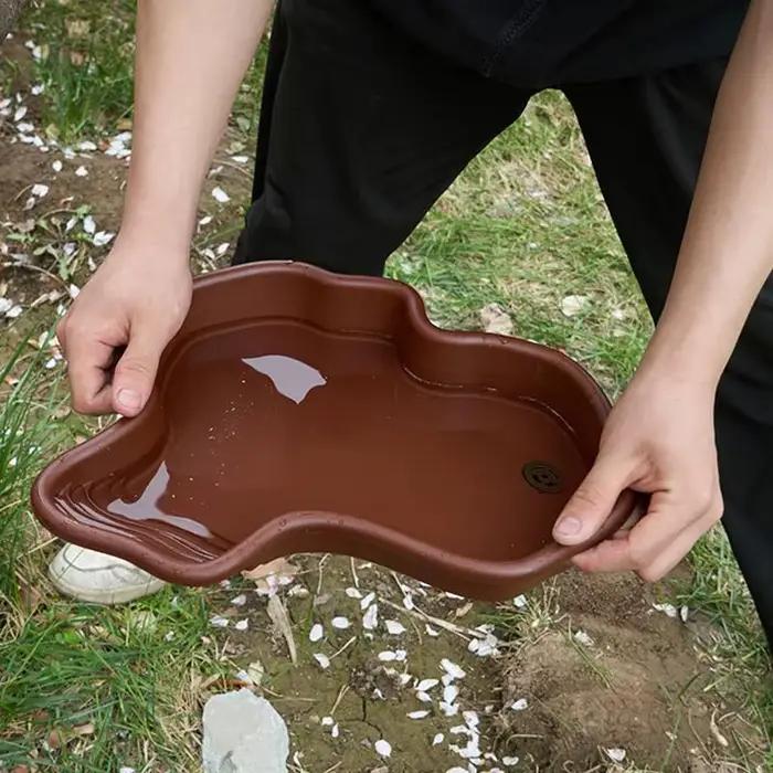 Plat d'alimentation pour tortue