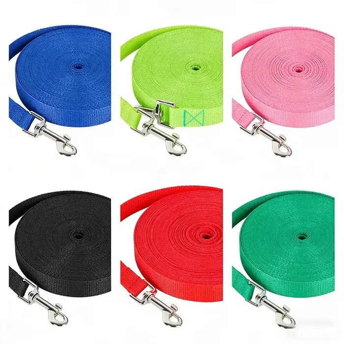 Laisse de dressage pour chien en nylon robuste