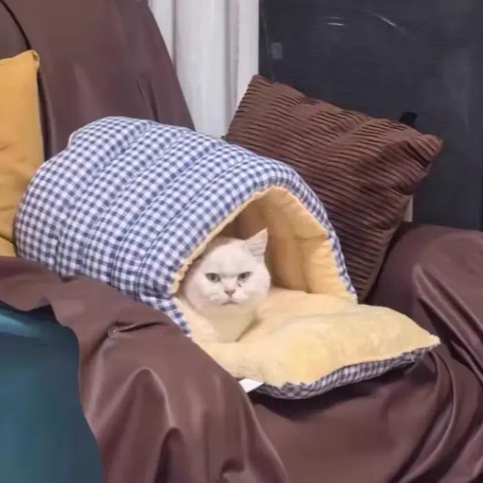 Nouveau Nid d'hiver pour chat et chien de 3 kg