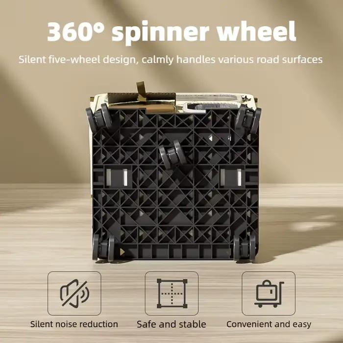 Sac de transport pour chat à roulettes pour chats de grande taille et petits chiens jusqu'à 10 kg Idéal pour les voyages