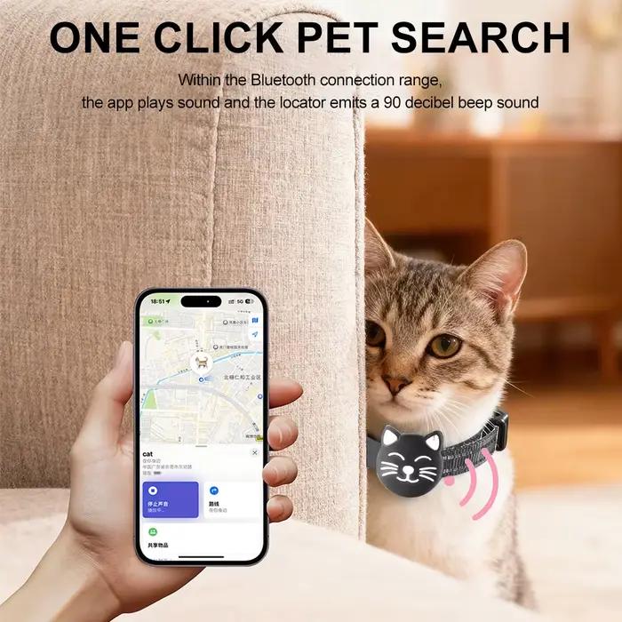 Collier de suivi GPS intelligent pour animaux de compagnie
