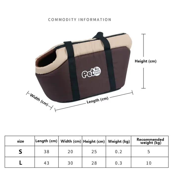 Petits chiens chats pour randonnée en plein air chat fournitures pour Chihuahua voyage porte-animaux porte-chien sacs à bandoulière pour chien sac à dos pour chiot