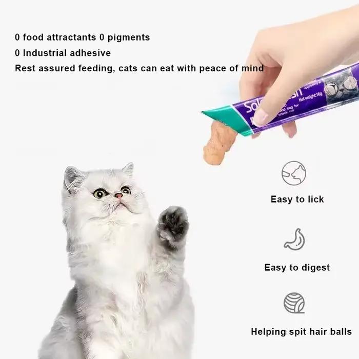 Snacks pour animaux de compagnie bandes pour chat jeune