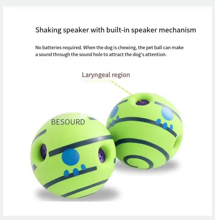 Jouet pour chien Wobble Wag Giggle Ball pour obtenir