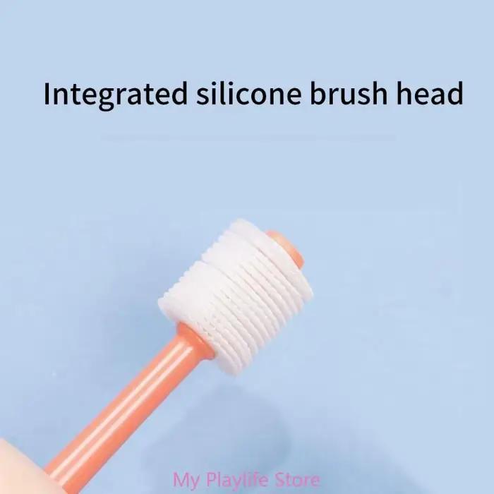 Brosse à dents en silicone pour petit animal de compagnie
