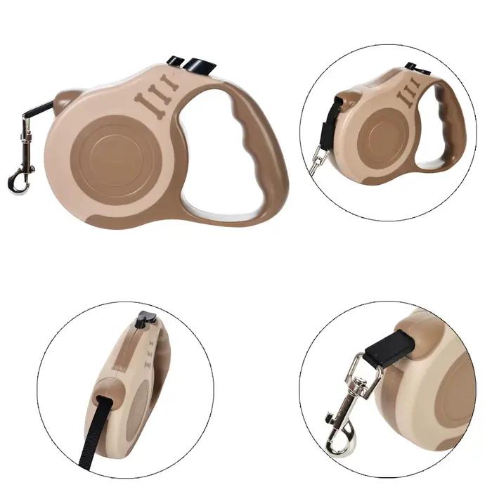 Laisse rétractable automatique durable pour chien et chat