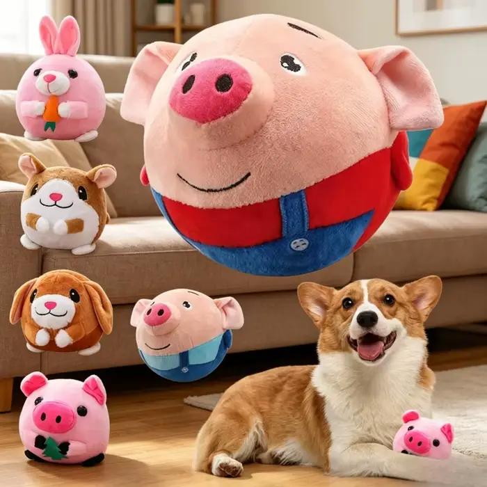 Jouet pour chien automatique en peluche