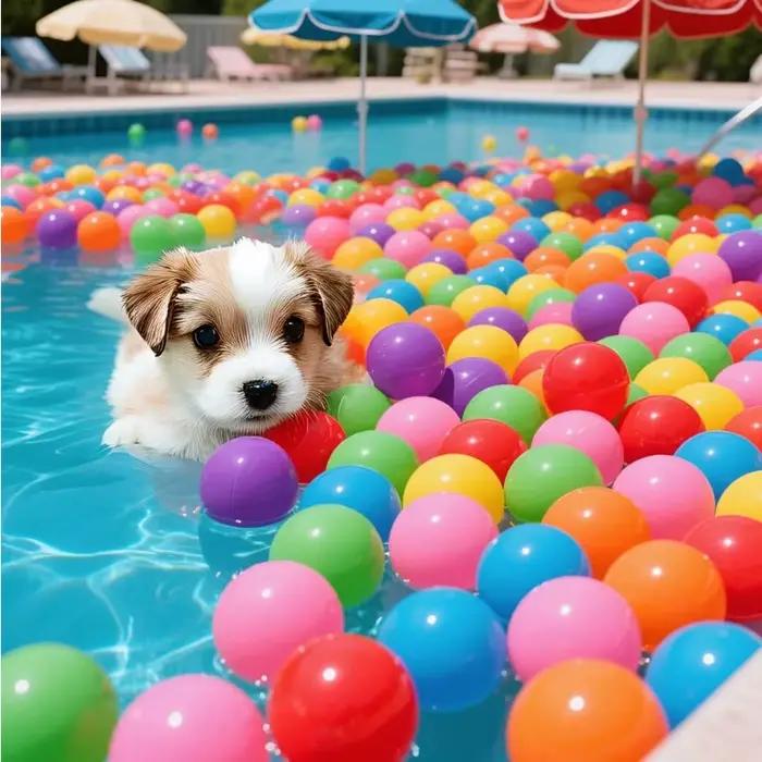 Balles de jouets pour chiens avec sac de rangement