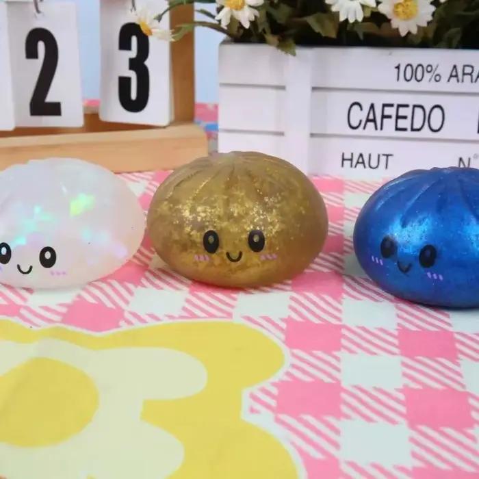 Jouet Squishy Baozi avec boîte vapeur
