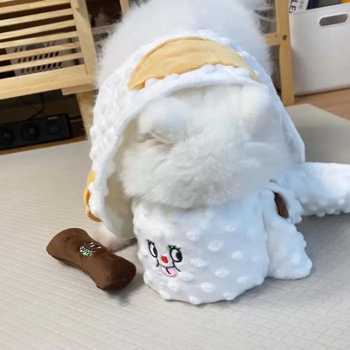 Simulation de nourriture pour chien