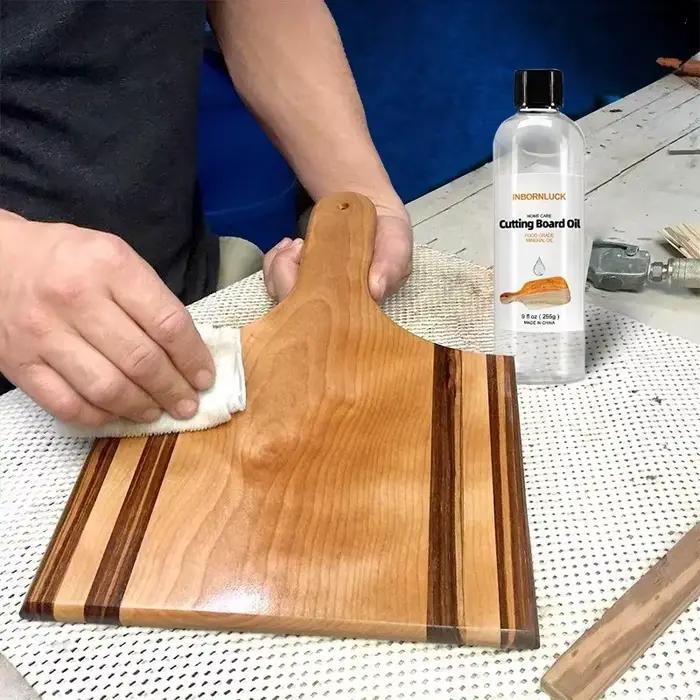 Huile minérale de qualité alimentaire pour planches à découper-après-shampooing en bois naturel et protection meubles