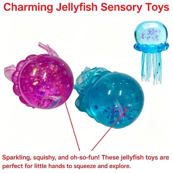 Jouet anti-stress Schylling Nee Doh Jellyfish & Cube Squish