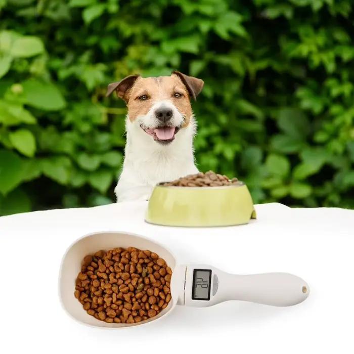 Cuillère de pesage pour aliments pour animaux de compagnie