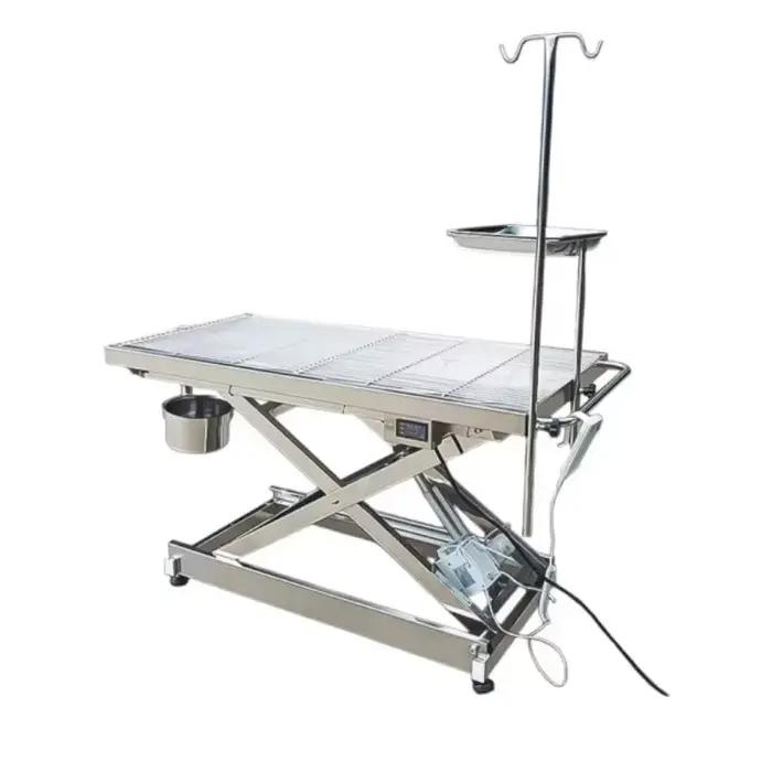 Table d'opération vétérinaire pour examen de clinique
