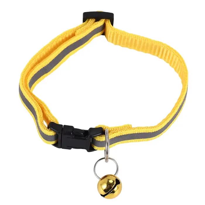 Collier réfléchissant réglable pour animaux de compagnie