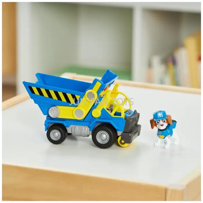 Paw Patrol Rubble & Crew Construction Tool Belt Family Gift Pack Mix's Mixing Wheeler Dump Truck Bulldozer Jouets pour enfants
