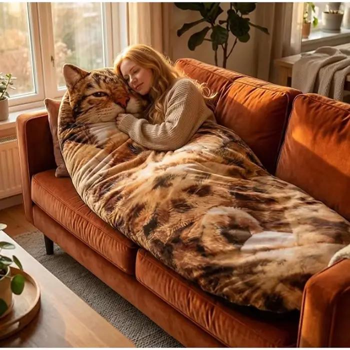 Nouveau Sac de Couchage pour Chat Adulte