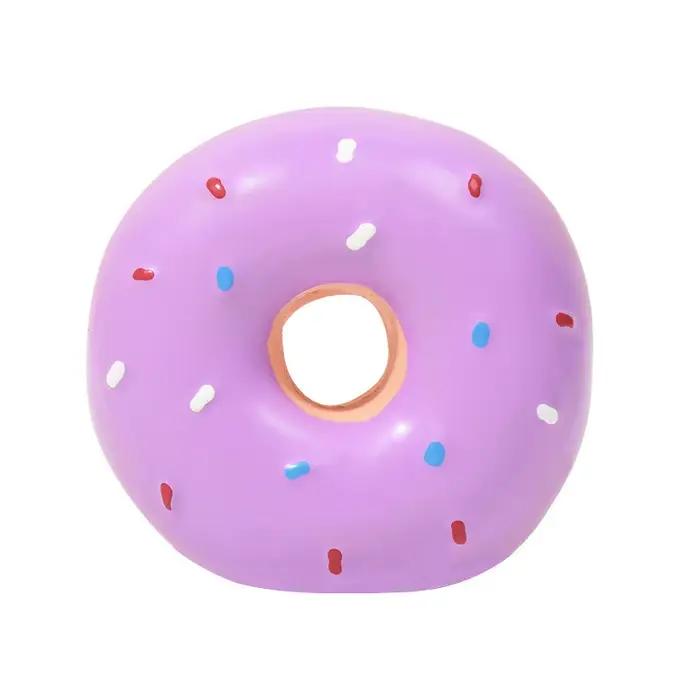 Nouveau Donut chien jouet à mâcher jouets sonores Simulation beignets meulage nettoyage soulagement des dents