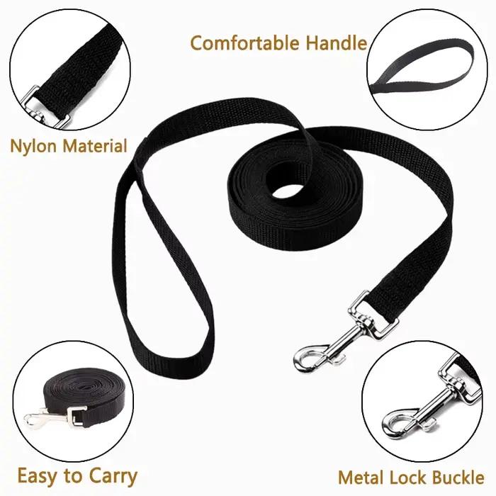 Laisse longue et solide en Nylon pour chien