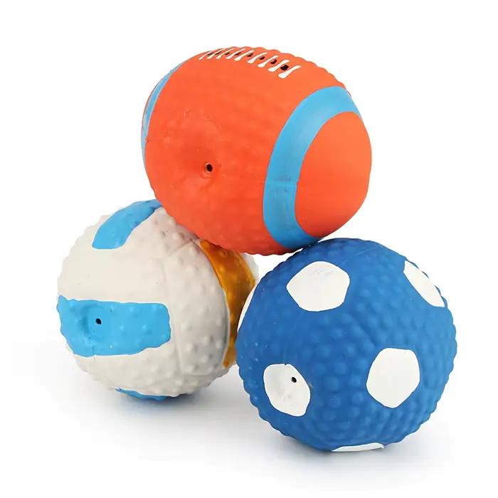Ballon sonore de presse en latex pour animaux de compagnie
