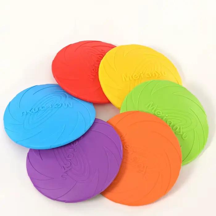 Jouets pour chiens, disque volant en Silicone