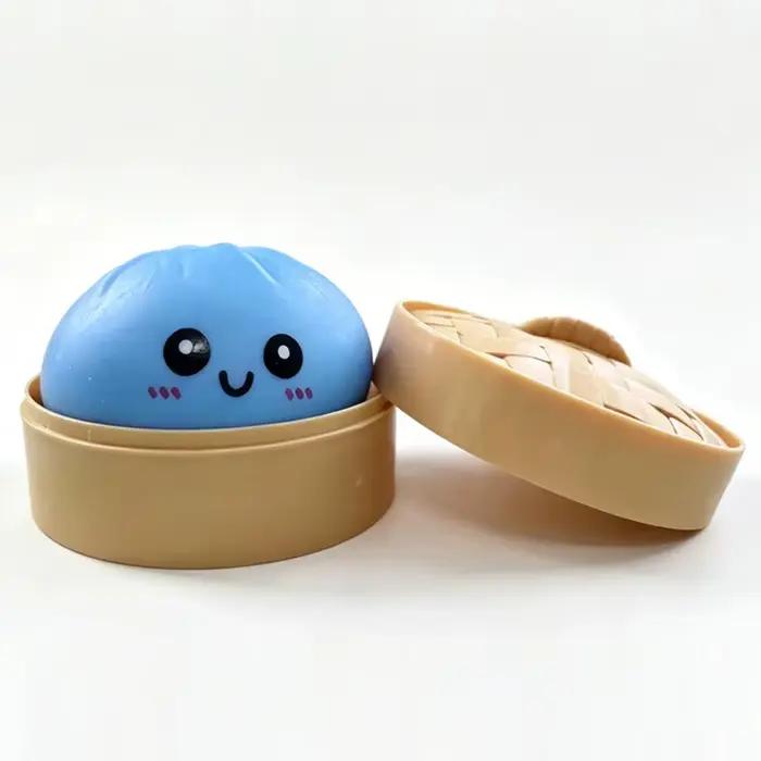 Nouveauté 2026 : Jouet anti-stress souple en forme de baozi à presser