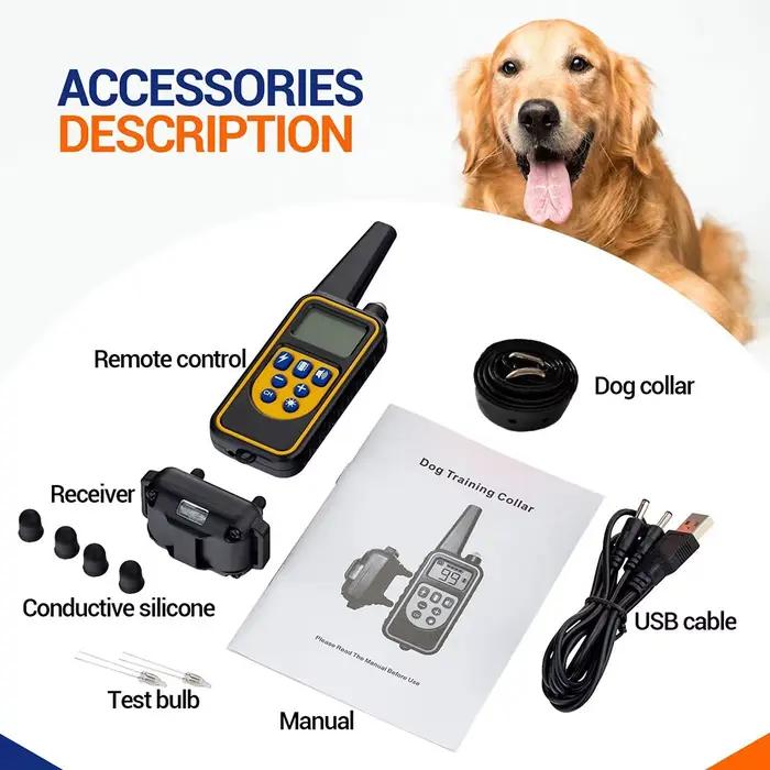 Collier de dressage électrique pour chien