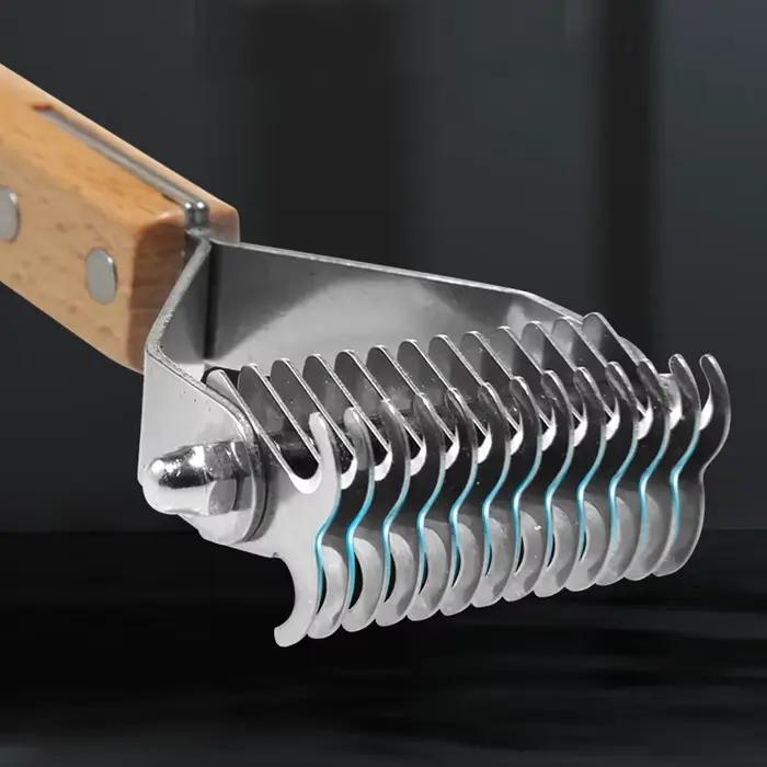 Nouveau peigne d'épilation pour chien et chat toilettage cheveux longs pour animaux de compagnie