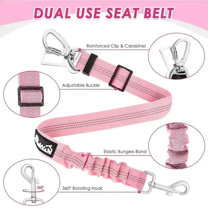 TWindsor-Ensemble de ceinture de sécurité pour voiture pour chien