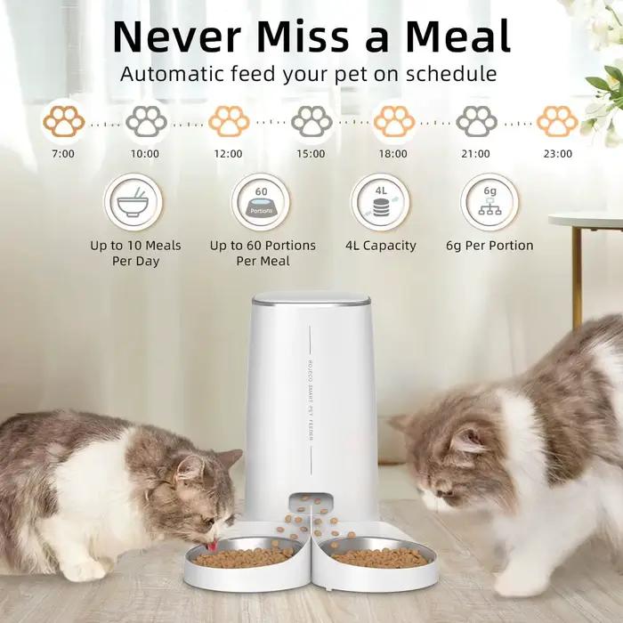 Mangeoire automatique intelligente pour animaux de compagnie