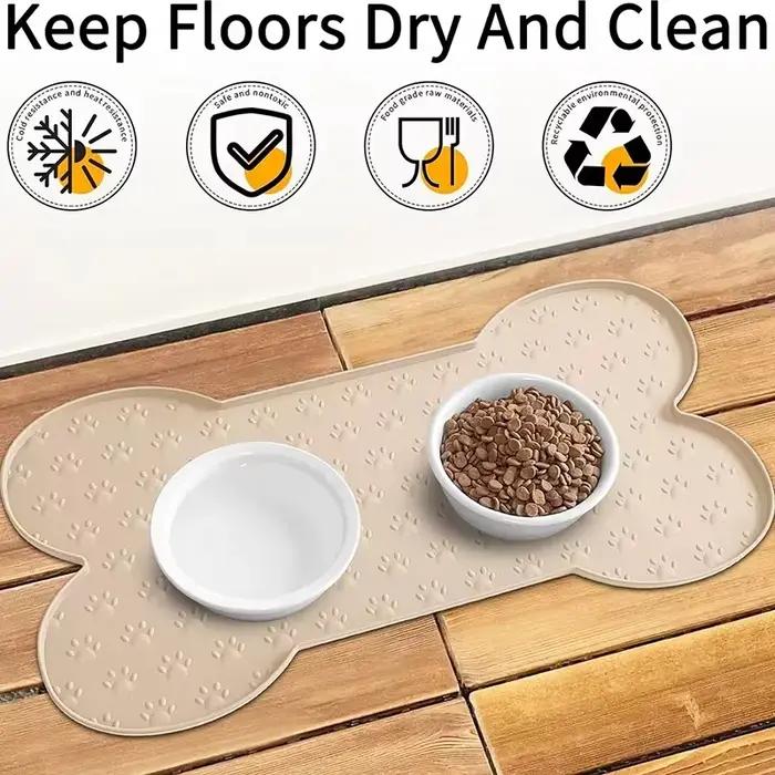 Tapis de nourriture pour chien