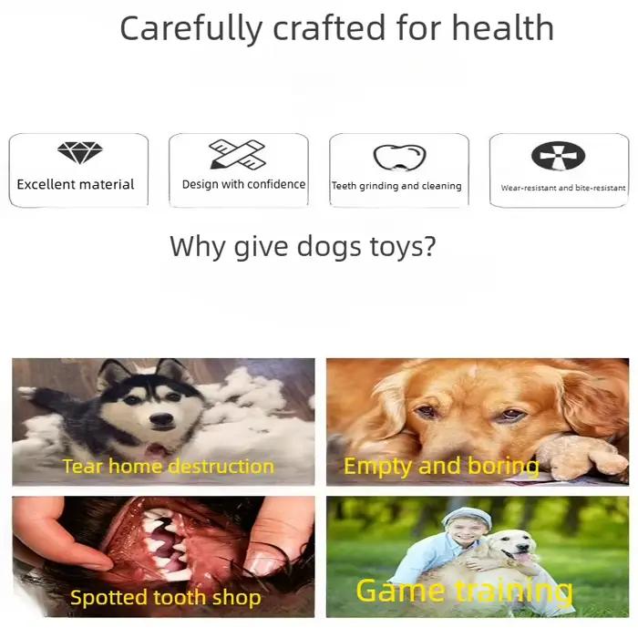 Nouveau jouet pour chien pour la dentition et le soulagement de l'ennui