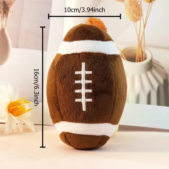 Jouet grinçant pour chien de football et de rugby