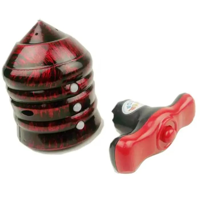 Jouets Flash lumière LED jouet sonore jouet électroluminescent ligne Laser Gyro filature Gyro Imitation bois Gyro musique Gyroscope musique Gyro