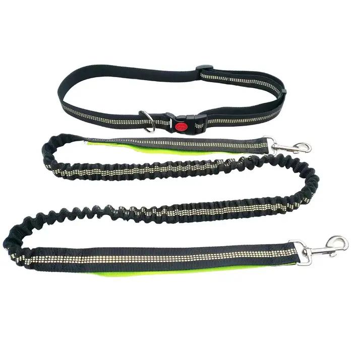 Laisse de chien mains libres pour animaux de compagnie marche course Jogging