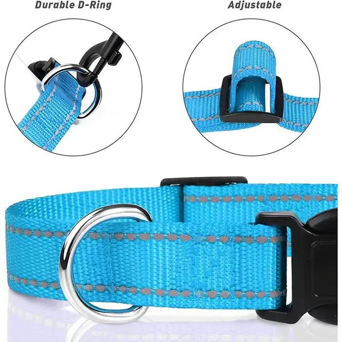 Collier réfléchissant pour chiens de taille moyenne et grande