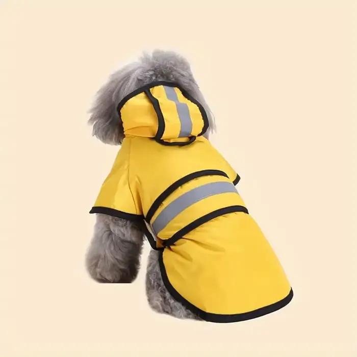 Gardez votre animal de compagnie sec et confortable – Imperméable réglable pour chien
