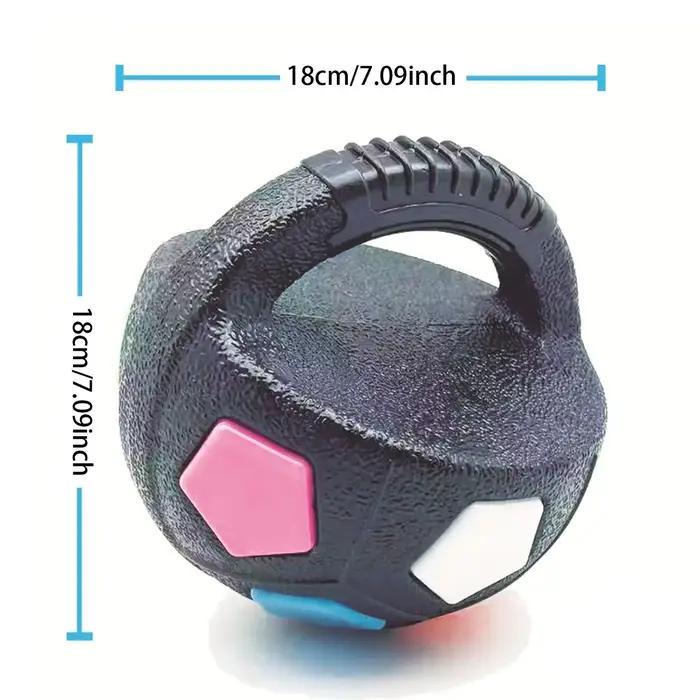 Jouets pour chiens ballon de football avec poignée à l'extérieur flottant grinçant pour remorqueur de guerre jouet