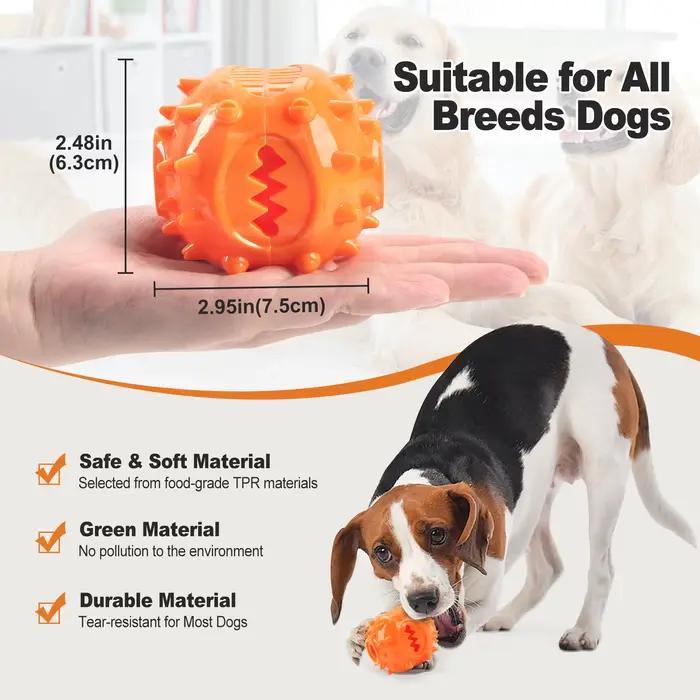 Boule de distribution interactive pour friandises à mâcher pour chien