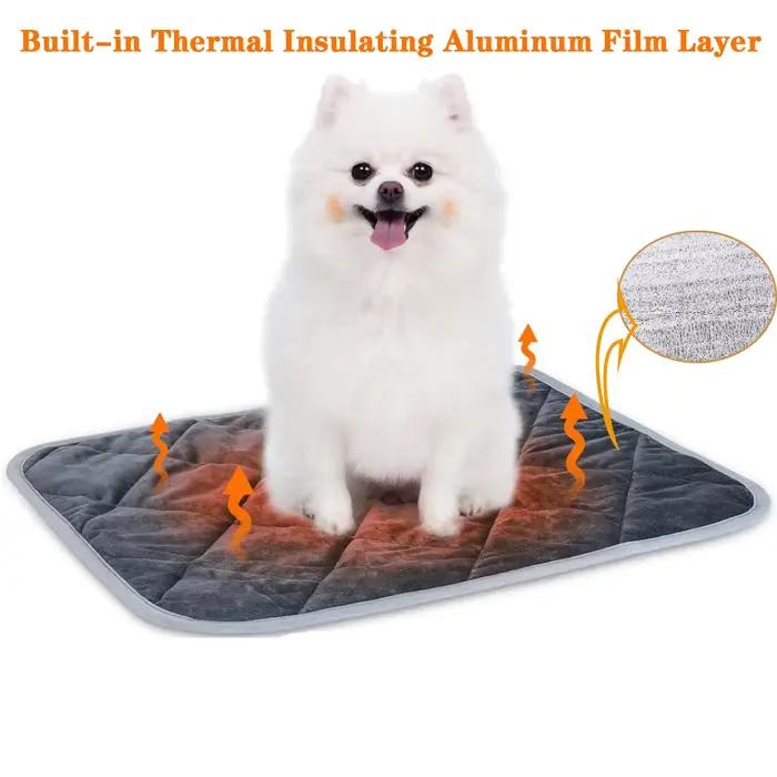 Coussin auto-chauffant pour animaux de compagnie
